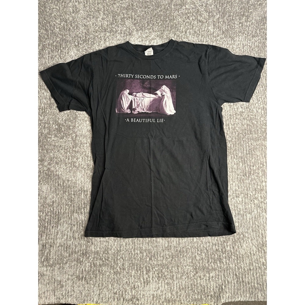 Vintage Thirty Seconds To Mars A Beautiful Lie T Shirt XL Rare Y2K Bay Island